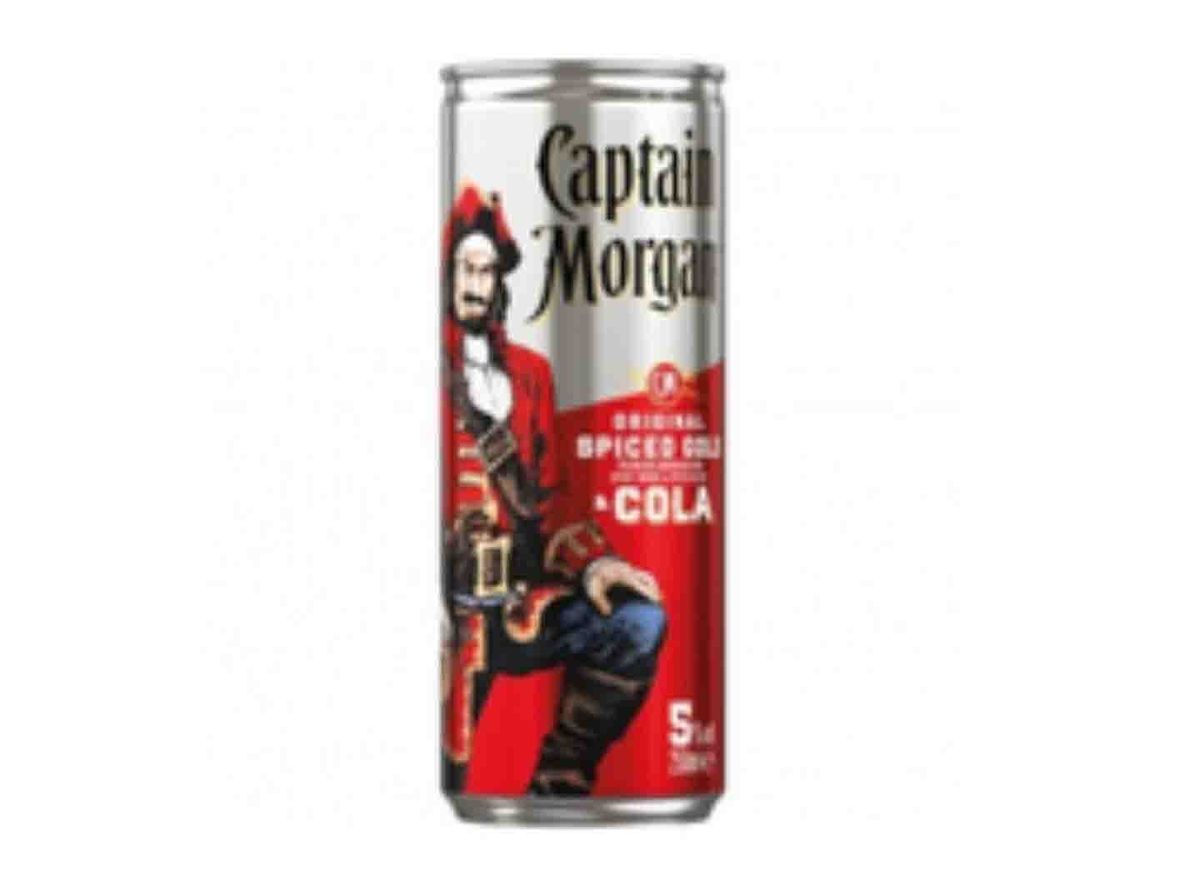 Captain Morgan & Cola 0,25 l Dose