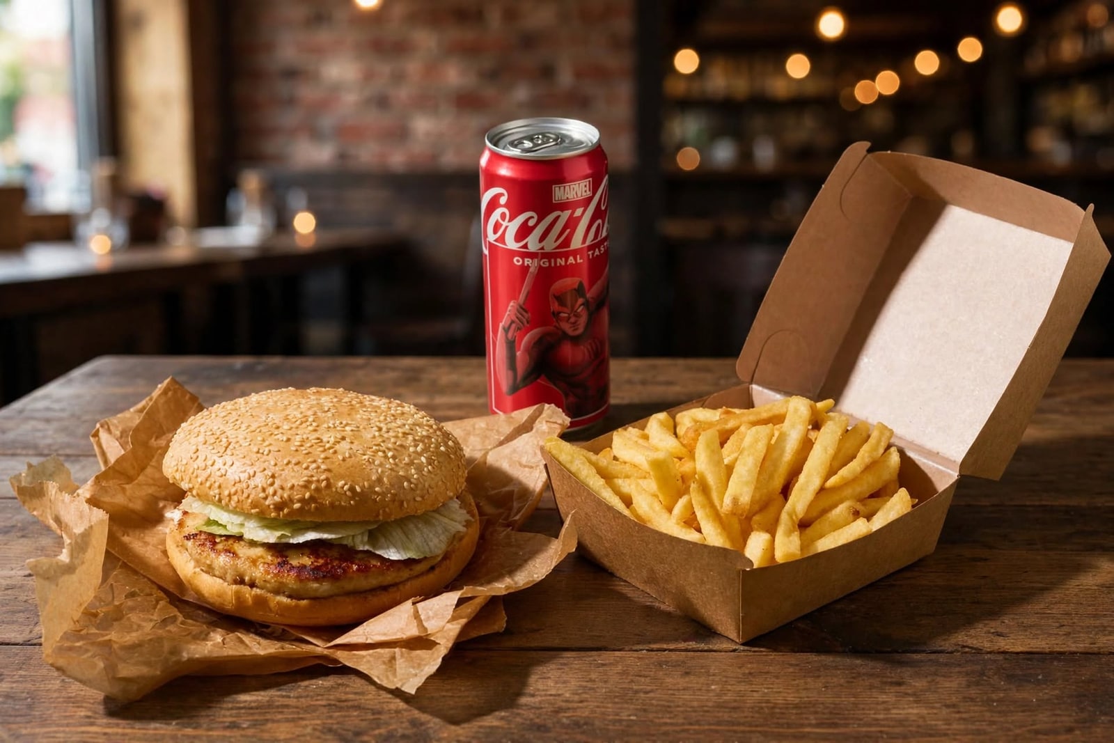 Chickenburger XL Menü