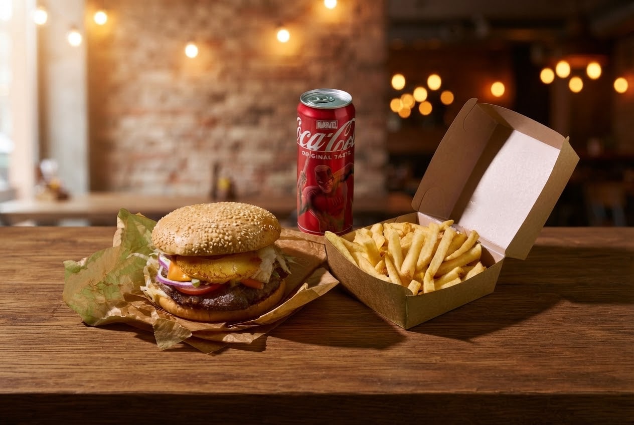 Hawaii Burger XL Menü