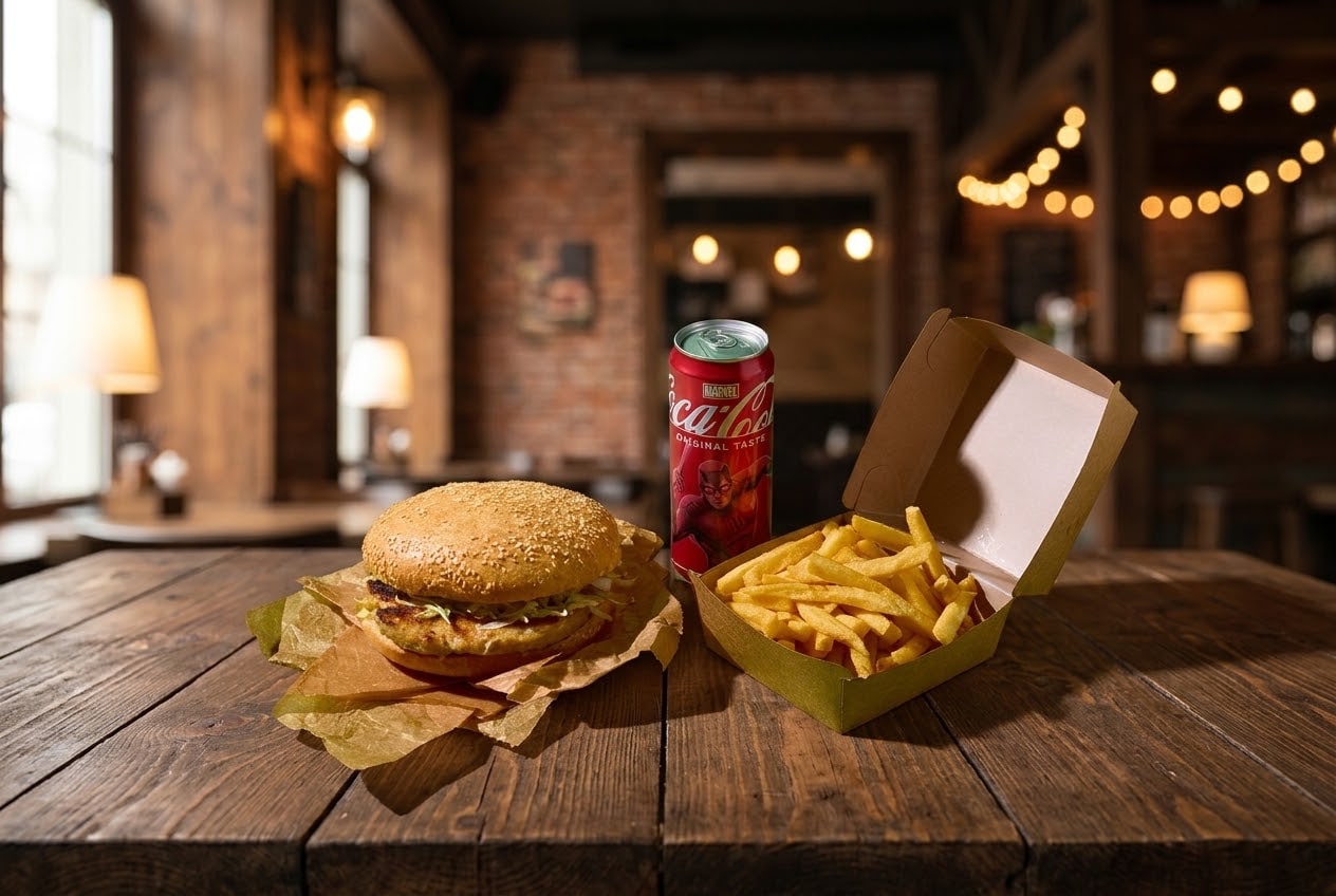 Veggie Burger XL Menü